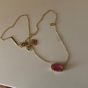 Pink Kendra scott necklace